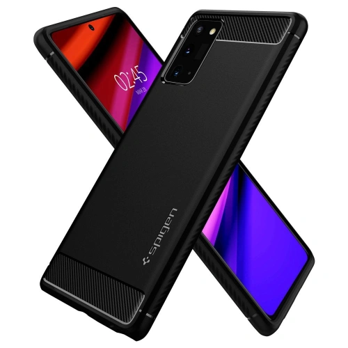 Buy Spigen Rugged Armor Samsung Galaxy Note 20 Matte Black - SPN1203BLK - {ean13} - Home Screen Store Europe