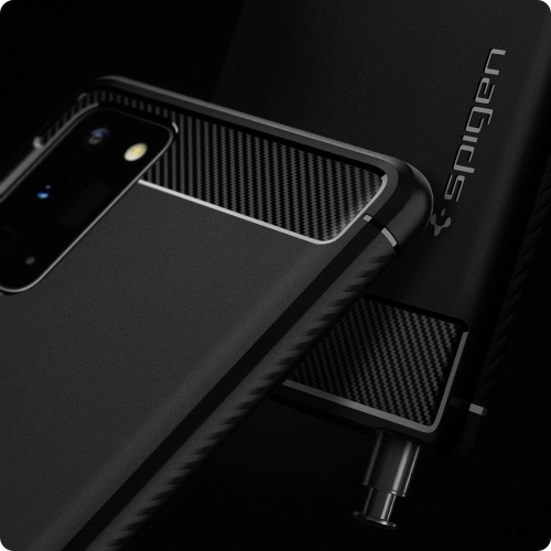 Kup Etui Spigen Rugged Armor Samsung Galaxy Note 20 Matt Fekete - SPN1203BLK - {ean13} - Sklep Home Screen