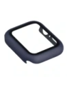 Etui ze szkłem do zegarka Bizon Case+Glass Watch do Apple Watch SE 3 / SE 2 / SE / 6 / 5 / 4 40mm matowe granatowe