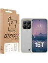 Etui Bizon Case Angelo do Xiaomi 15T półprzezroczyste z beżową ramką