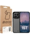 Etui Bizon Case Angelo do Xiaomi 15T przydymione z czarną ramką