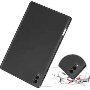 Etui z klapką Bizon Case Tab Lizard do Samsung Galaxy Tab S11 Ultra czarne
