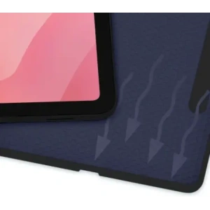 Etui z klapką Bizon Case Tab Lizard do Samsung Galaxy Tab S11 Ultra granatowe