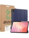 Etui z klapką Bizon Case Tab Lizard do Samsung Galaxy Tab S11 Ultra granatowe