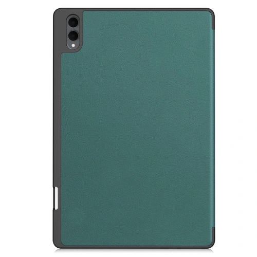 Etui z klapką Bizon Case Tab Lizard do Samsung Galaxy Tab S11 Ultra ciemnozielone