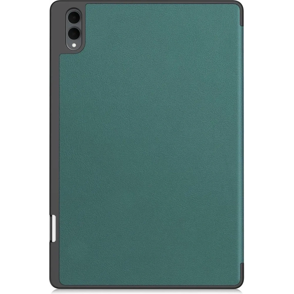 Etui z klapką Bizon Case Tab Lizard do Samsung Galaxy Tab S11 Ultra ciemnozielone