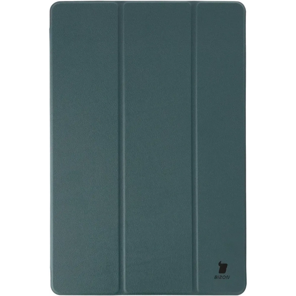 Etui z klapką Bizon Case Tab Lizard do Samsung Galaxy Tab S11 Ultra ciemnozielone