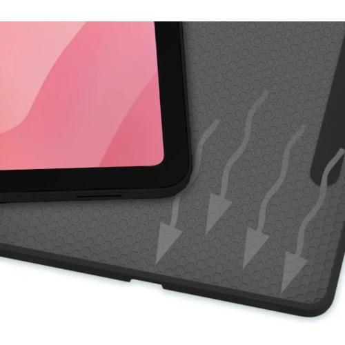 Etui z klapką Bizon Case Tab Lizard do Samsung Galaxy Tab S11 Ultra szare