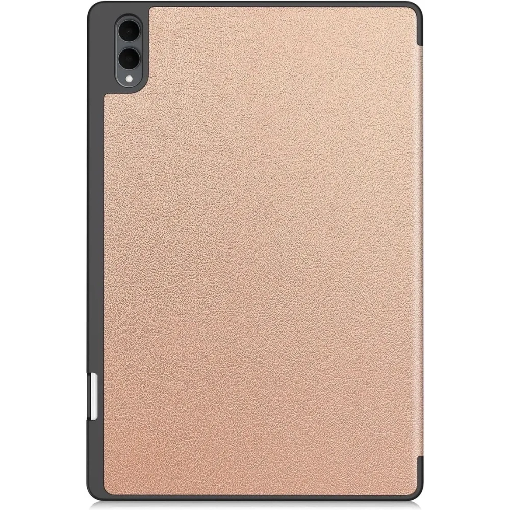 Etui z klapką Bizon Case Tab Lizard do Samsung Galaxy Tab S11 Ultra różowozłote