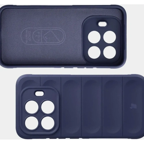 Pancerne etui Bizon Case Tur do Xiaomi 15T Pro granatowe