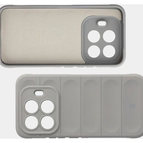 Pancerne etui Bizon Case Tur do Xiaomi 15T Pro jasnoszare