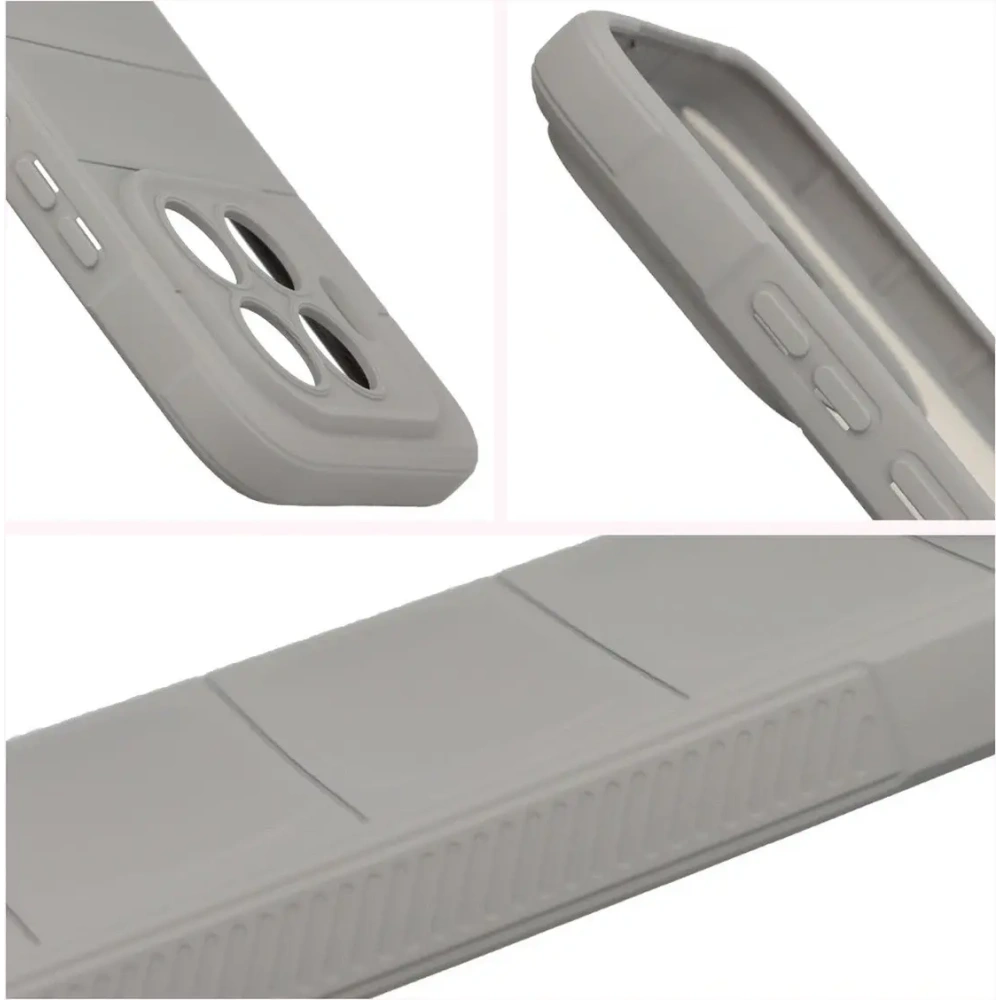 Pancerne etui Bizon Case Tur do Xiaomi 15T Pro jasnoszare