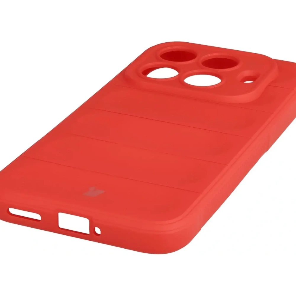 Pancerne etui Bizon Case Tur do Xiaomi 15T Pro czerwone