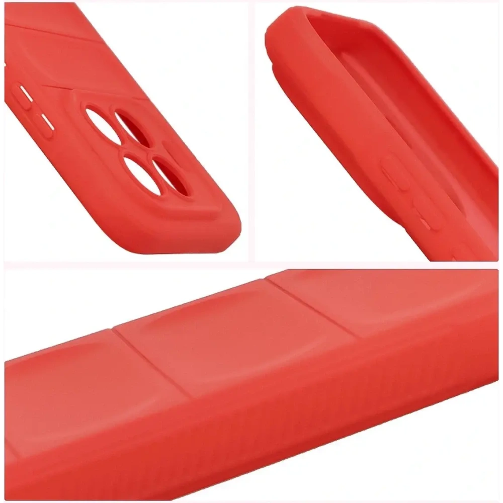 Pancerne etui Bizon Case Tur do Xiaomi 15T Pro czerwone