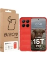 Pancerne etui Bizon Case Tur do Xiaomi 15T Pro czerwone