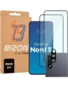 2x Szkło + szybka na aparat Bizon Edge Pack do OnePlus Nord 5