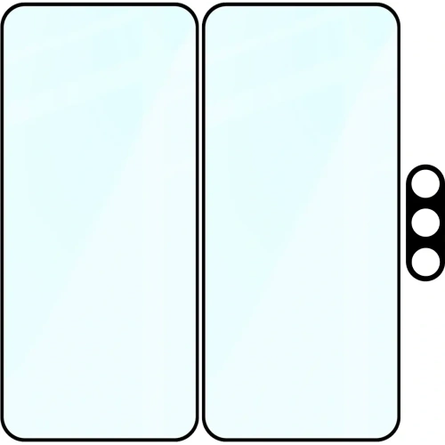 2x Szkło + szybka na aparat Bizon Edge Pack do OnePlus Nord 5