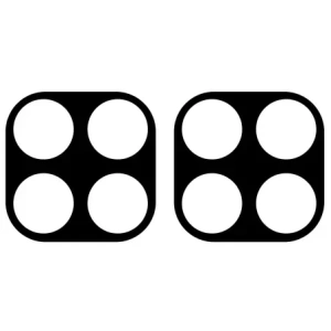 Szkło na aparat Bizon Glass Lens do Xiaomi 15T Pro [2 PACK]