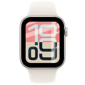 Szkło hybrydowe Bizon Glass Watch Edge Hybrid dla Apple Watch SE 3 / SE 2 / SE / 6 / 5 / 4 (40 mm) czarne