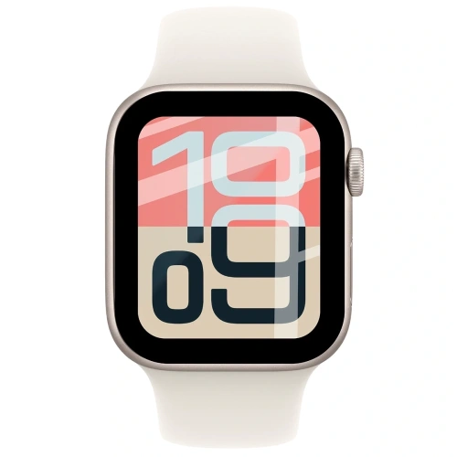 Szkło hybrydowe Bizon Glass Watch Edge Hybrid dla Apple Watch SE 3 / SE 2 / SE / 6 / 5 / 4 (40 mm) czarne