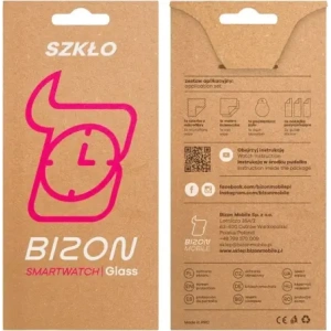 Szkło hybrydowe Bizon Glass Watch Edge Hybrid dla Apple Watch SE 3 / SE 2 / SE / 6 / 5 / 4 (40 mm) czarne