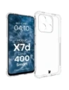 Elastyczne etui + 2x folia na ekran Bizon Case Clear Pack do Honor X7d / Honor 400 Smart