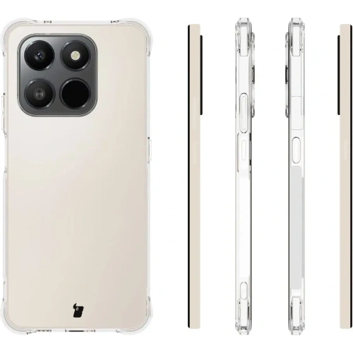 Elastyczne etui + 2x folia na ekran Bizon Case Clear Pack do Honor X7d / Honor 400 Smart