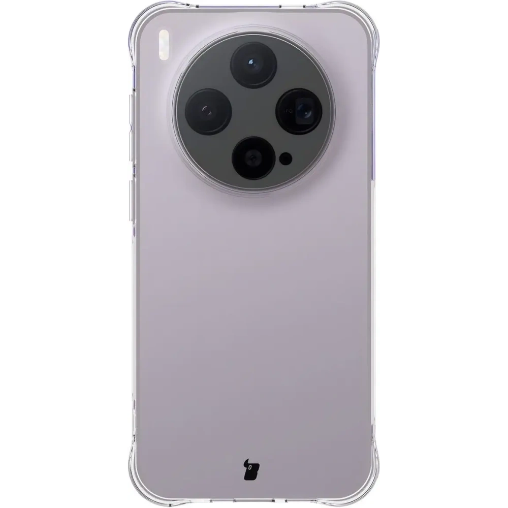 Elastyczne etui + 2x folia na ekran Bizon Case Clear Pack do Vivo X300