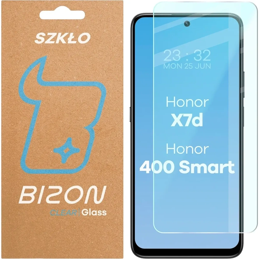 Szkło hartowane Bizon Glass Clear 2 do Honor X7d / Honor 400 Smart