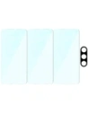 3x Szkło hartowane + szybka na aparat Bizon Glass Clear Pack do Samsung Galaxy S25 FE