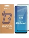 Szkło hartowane Bizon Glass Edge 2 do Honor X7d / Honor 400 Smart czarna ramka
