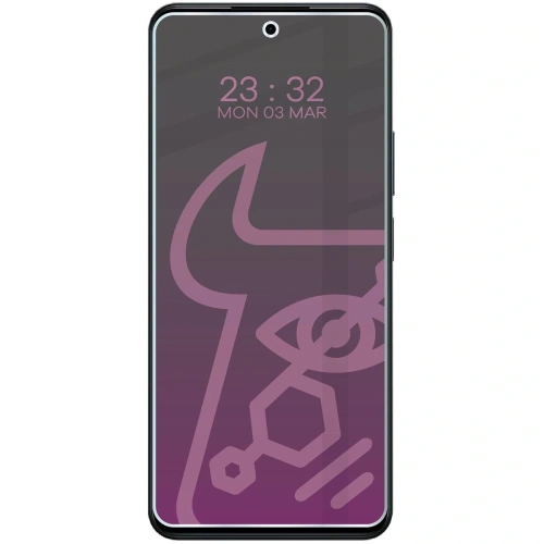 Prywatyzujące szkło hybrydowe Bizon Glass Mule Shadow do Realme P3 Lite matowe