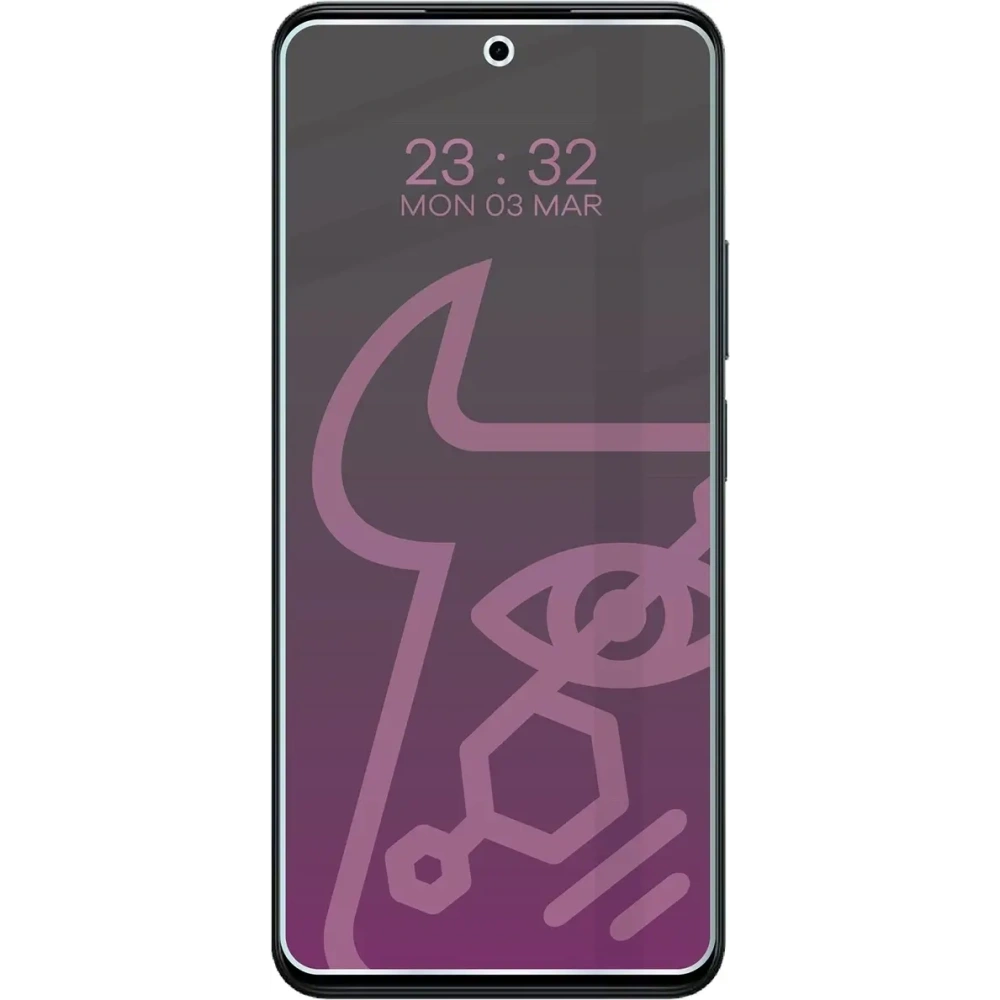 Prywatyzujące szkło hybrydowe Bizon Glass Mule Shadow do Realme P3 Lite matowe