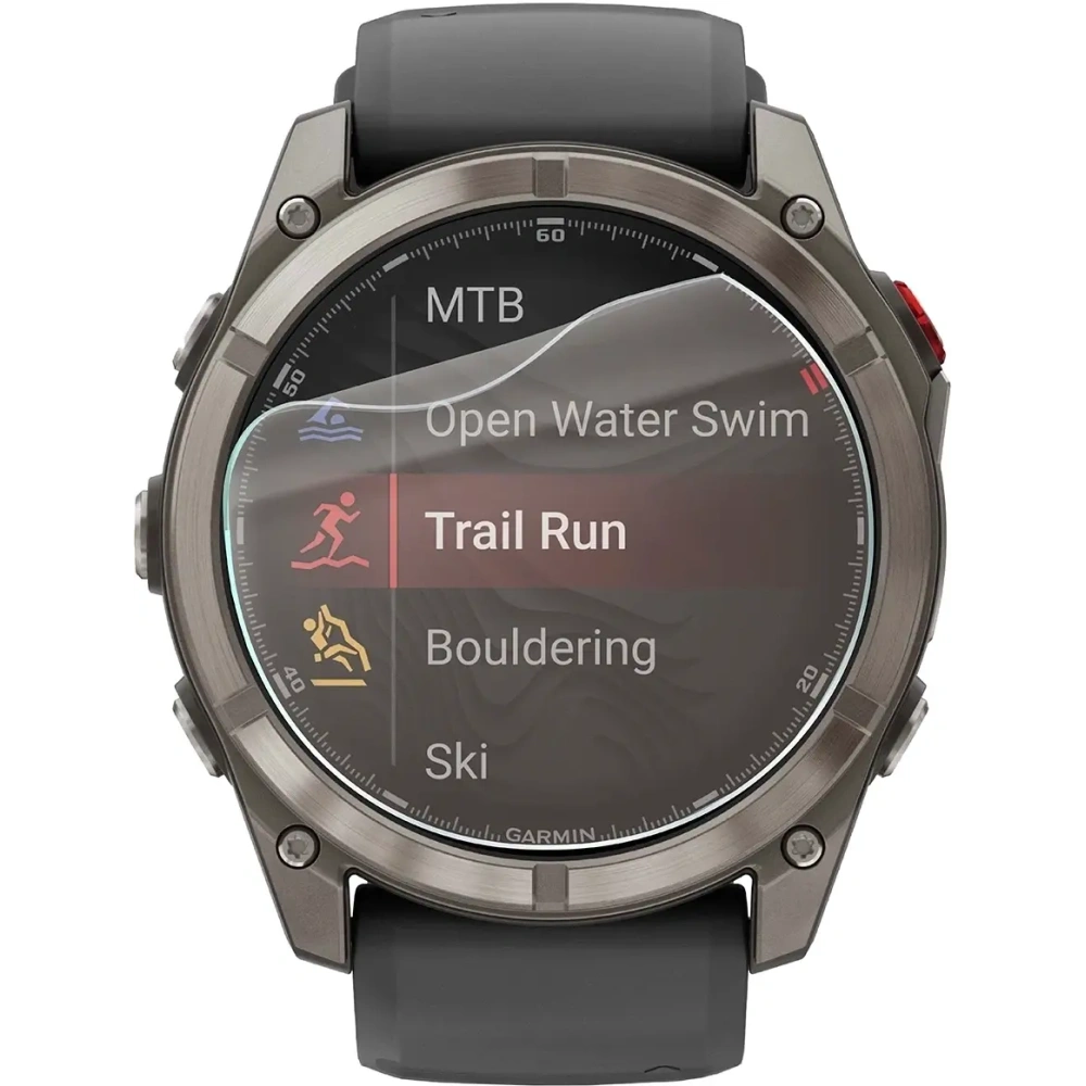 Folia matowa Bizon Glass Watch Film Sun do Garmin Fenix 8 Pro AMOLED 47 mm