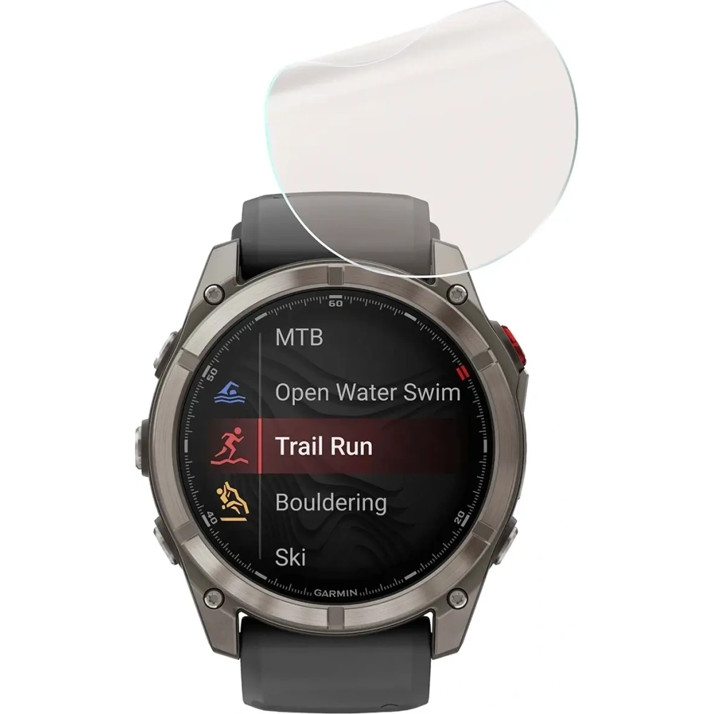 Folia matowa Bizon Glass Watch Film Sun do Garmin Fenix 8 Pro AMOLED 47 mm