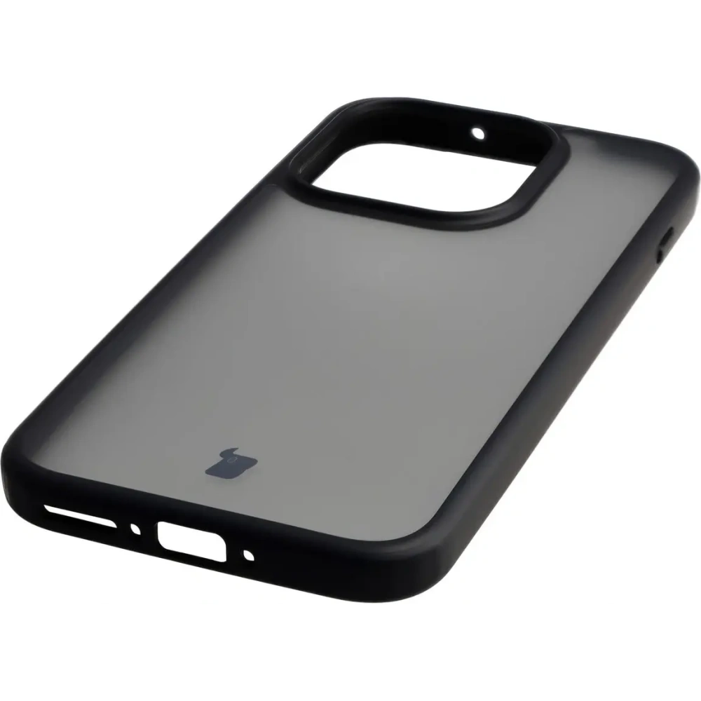 Etui Bizon Case Angelo do OnePlus 15 przydymione z czarną ramką