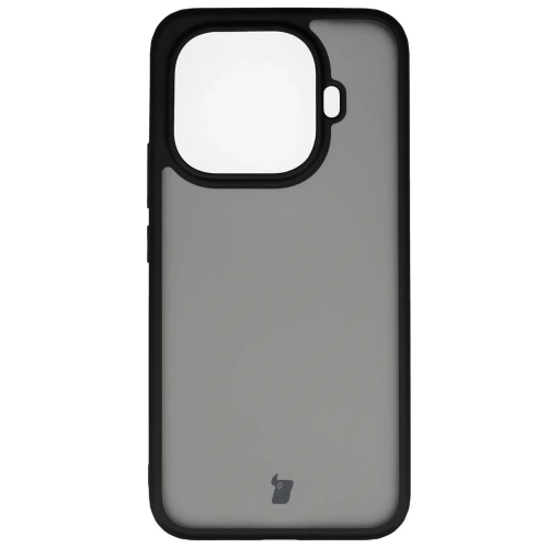 Etui Bizon Case Angelo do Xiaomi 15T Pro przydymione z czarną ramką