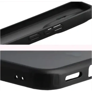 Etui Bizon Case Angelo do Xiaomi 15T Pro przydymione z czarną ramką