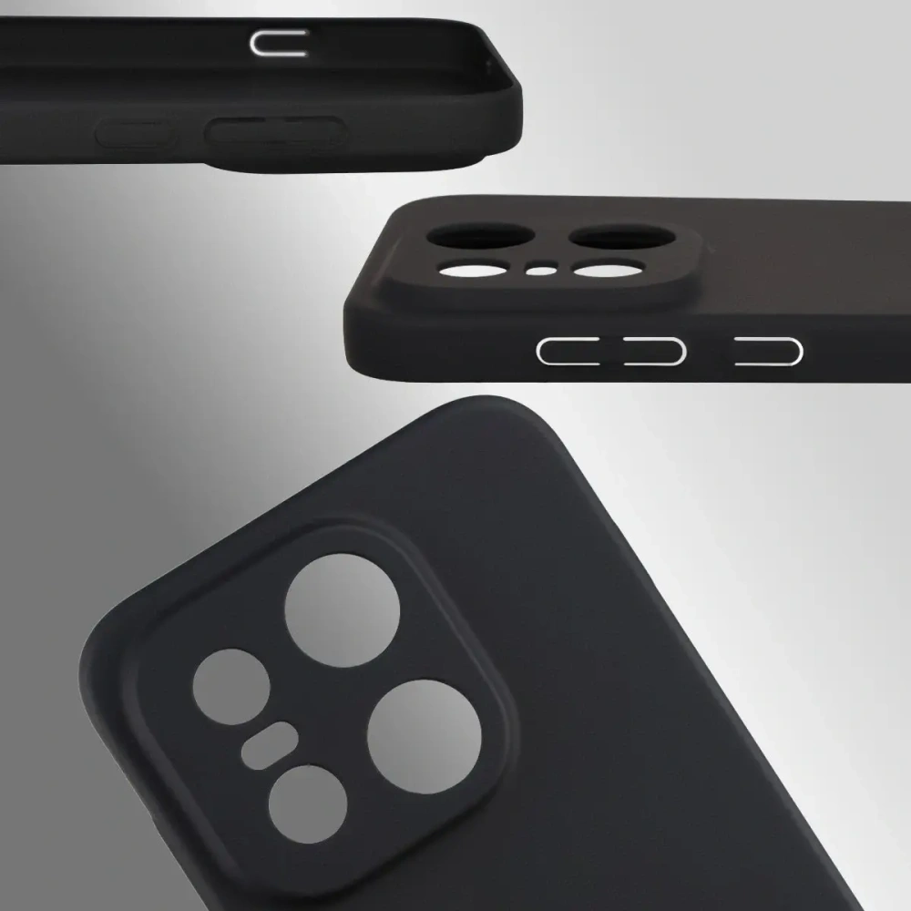 Etui Bizon Case Łupka do OnePlus 15 czarne