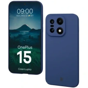 Etui Bizon Case Łupka do OnePlus 15 niebieskie