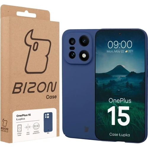 Etui Bizon Case Łupka do OnePlus 15 niebieskie