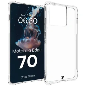 Elastyczne etui Bizon Case Salpa do Motorola Edge 70 przezroczyste