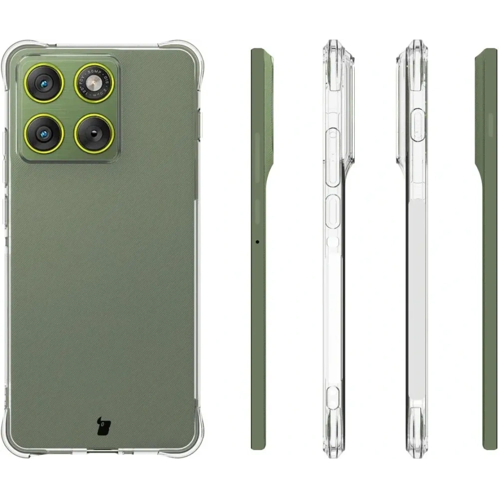 Elastyczne etui Bizon Case Salpa do Motorola Edge 70 przezroczyste