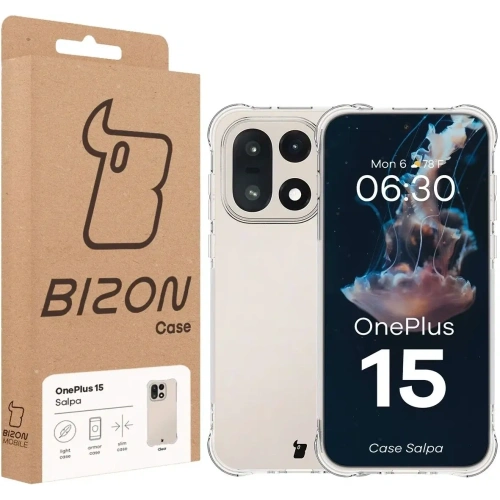Elastyczne etui Bizon Case Salpa do OnePlus 15 przezroczyste