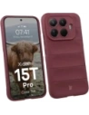 Pancerne etui Bizon Case Tur do Xiaomi 15T Pro burgundowe