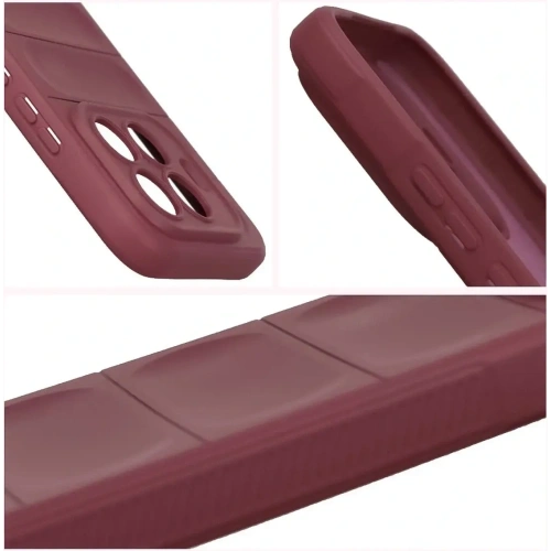 Pancerne etui Bizon Case Tur do Xiaomi 15T Pro burgundowe