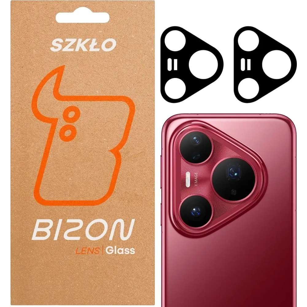 Szkło na aparat Bizon Glass Lens do Huawei Pura 80 Pro / Pro Plus [2 PACK]