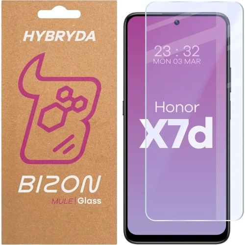 Elastyczne szkło hybrydowe Bizon Glass Mule do Honor X7d