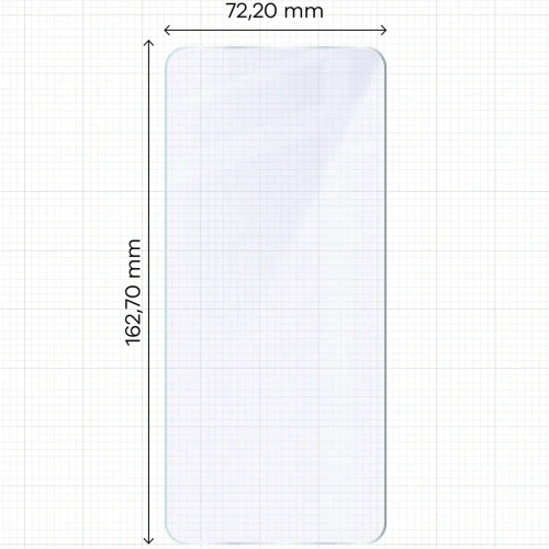 Elastyczne szkło hybrydowe Bizon Glass Mule do Honor X5c Plus