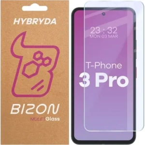 Elastyczne szkło hybrydowe Bizon Glass Mule do T Phone 3 Pro